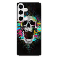 Odolné silikónové puzdro iSaprio - Skull in Colors - Samsung Galaxy S24