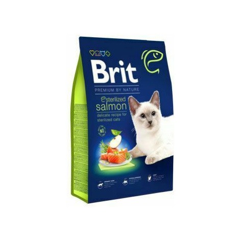 Brit Premium Cat by Nature Sterilized Salmon 300g