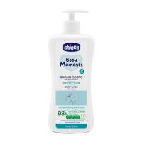 CHICCO Šampón na telo s dávkovačom Baby Moments Protection 93% prírodných zložiek 750 ml