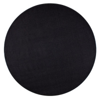 Kusový koberec Nasty 102055 Schwarz kruh - 200x200 (průměr) kruh cm Hanse Home Collection koberc