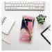 Odolné silikónové puzdro iSaprio - Pink Blue Leaves - Samsung Galaxy S10