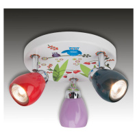 Stropné LED svietidlo Birds, 3-plameňové