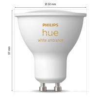 Philips Hue White Ambiance LED reflektor GU10 4,2 W