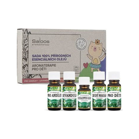 Saloos aromaterapia pre deti (4× 10 ml, 1× 5 ml)