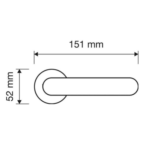 LI - GRIP 1705 MADLO 341 ZLL - zlatá lesklá - pozlátená (OZ) 341dĺžka madla 380 mm