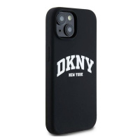 DKNY Liquid Silicone Arch Logo MagSafe Apple iPhone 15 DKHMP15SSNYACH Black