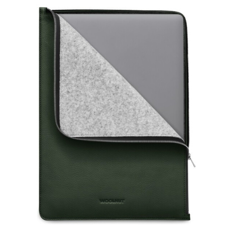 Woolnut kožené Folio púzdro pre 16" MacBook Pro tmavo zelené