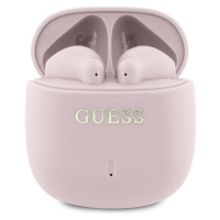 Guess Printed Classic Logo TWS Bezdrôtové Slúchadlá Pink