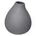 Tmavosivé porcelánové vázy v súprave 3 ks (výška 9 cm) Nona – Blomus