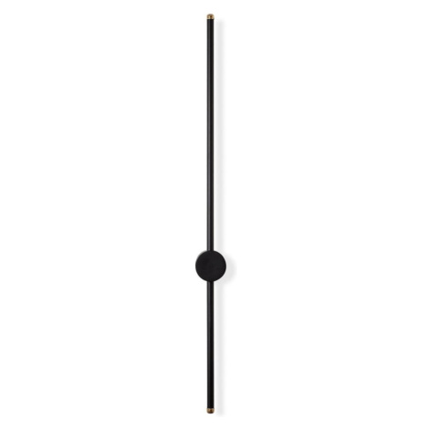 Čierne LED nástenné svietidlo ø 7 cm Sword – Opviq lights