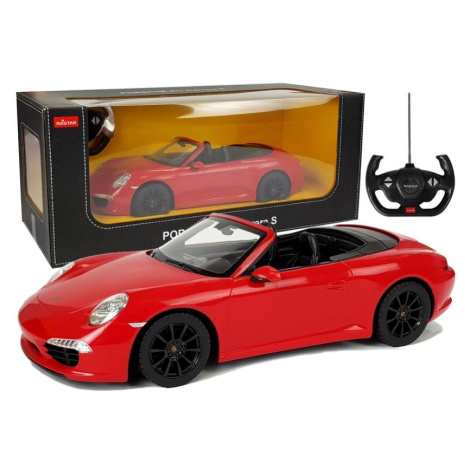 RASTAR  RASTAR Auto na diaľkové ovládanie Porsche 911 R / C 1:14 červené