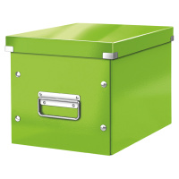 LEITZ Štvorcová krabica Click&Store, veľkosť M (A5), zelená