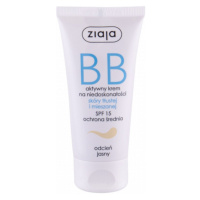 ZIAJA BB krém pre mastnú a zmiešanú pleť SPF 15 svetlý odtieň 50 ml