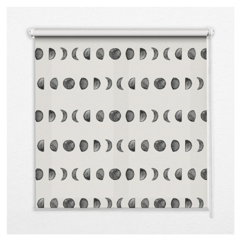 TULUP VNÚTORNÁ roleta - okenná roleta - roleta - 150x140 cm - Fázy mesiaca
