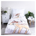 Bavlnená detská obliečka do postieľky 100x135 cm  Bambi "Beige" – Jerry Fabrics