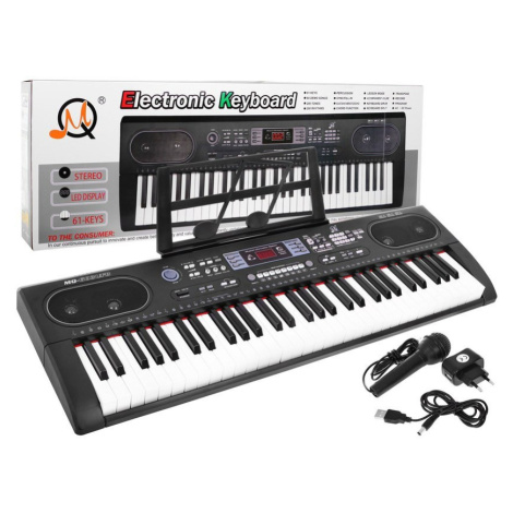 mamido  Veľký Keyboard pre deti XXL čierny