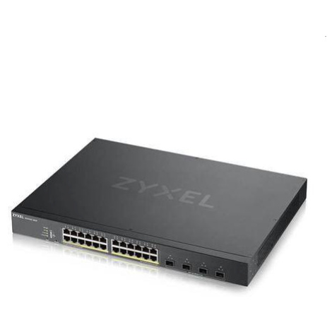 Zyxel XGS1930-28HP, 28 Port Smart Managed PoE Switch, 24x Gigabit PoE and 4x 10G SFP+, hybird mo