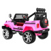 mamido  Elektrické autíčko Jeep Raptor 4x4 ružové