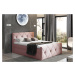 Expedo Čalúnená posteľ boxspring DIAMOND LUX + topper, 180x200, mat velvet 99