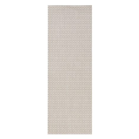 Sivý vonkajší koberec NORTHRUGS Coin, 80 x 200 cm