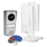 Sada domového telefónu MIZAR MULTI s RFID pre 2 domácnosti (4+2), biela (ORNO)