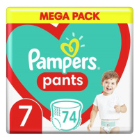 PAMPERS Pants 7 (17 kg+) 74 ks Mega pack - plienkové nohavičky