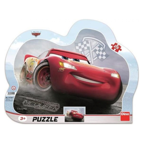Dino Puzzle kontúra Cars 3 Blesk McQueen 25 dielikov