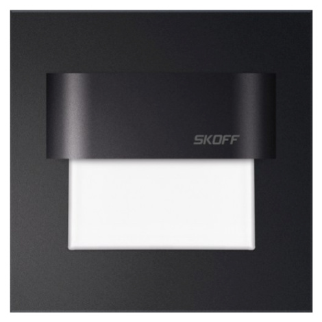 LED nástenné svietidlo Skoff Tango čierna studená biela 230V MA-TAN-D-W