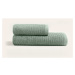 Zelené bavlnené uteráky a osušky v súprave 2 ks - Foutastic