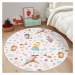 Svetloružový detský koberec ø 120 cm Comfort – Mila Home