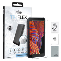 Ochranná fólia Eiger Tri Flex High-Impact Film Screen Protector (2 Pack) for Samsung Galaxy Xcov
