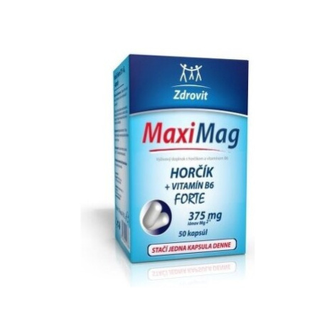 ZDROVIT MaxiMag horčík forte (375 mg) + vitamín B6 50 kapsúl