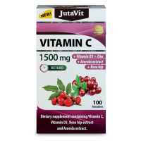 JUTAVIT Vitamín C 1500 mg s vitamínom D3 400IU, zinkom, šípkami a extraktom z aceroly 100 tablie