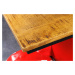 LuxD Dizajnový barový stôl Fahima 174 cm červený