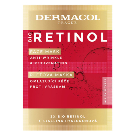 DERMACOL Bio Retinol Pleťová maska 2 x 8 ml