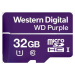 Karta WD MicroSDHC 32 GB fialová WDD032G1P0C Class 10, 16TBW