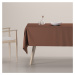 Dekoria Obrus na stôl obdĺžnikový, hnedá, Loneta, 133-09