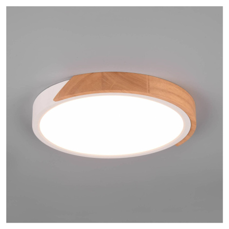 Stropné LED svetlo Jano, Ø 31,5 cm, 3 000K, biela