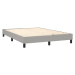 vidaXL Posteľný rám na boxspring bledosivý 140x190 cm látka