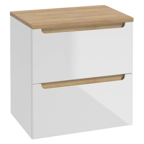 Petits-meubles SPODNÁ UMÝVADLOVÁ SKRINKA 60cm Livia Biela