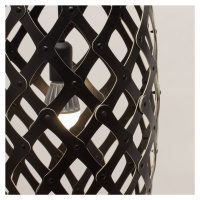 David trubridge Hinaki závesná lampa 50 cm čierna