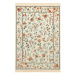 Krémový koberec z viskózy 95x140 cm Oriental Flowers – Nouristan