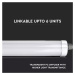 Lineárne LED svietidlo G IP65 36W, 4500K, 4320lm, 120cm, biele VT-1249 (V-TAC)