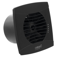 Kúpeľňový axiálny ventilátor UC-10 TH s automatickým ventilátorom, 8 W, 100 mm potrubie, čierny 