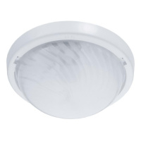 7070T/MAT-ALFA/MS/PL, lighting fixture with microwave motion sensor, 75W, E27, IP44, IK10,