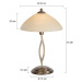 Stolná lampa Capri výška 45 cm krém/bronz