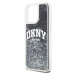 DKNY Liquid Glitter Arch Logo Zadný Kryt pre iPhone 13 Pro Black