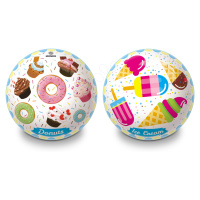 Mondo gumová rozprávková lopta Donuts a Ice Cream 23 cm priemer 6640