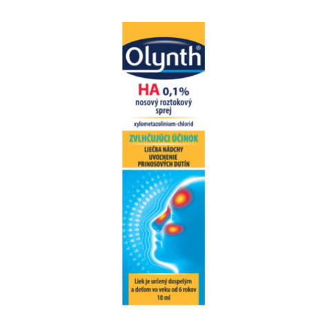 OLYNTH® HA 0,1 % nosový roztokový sprej 10 ml