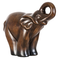 Estila Dekorácia spokojný slon 19x23cm